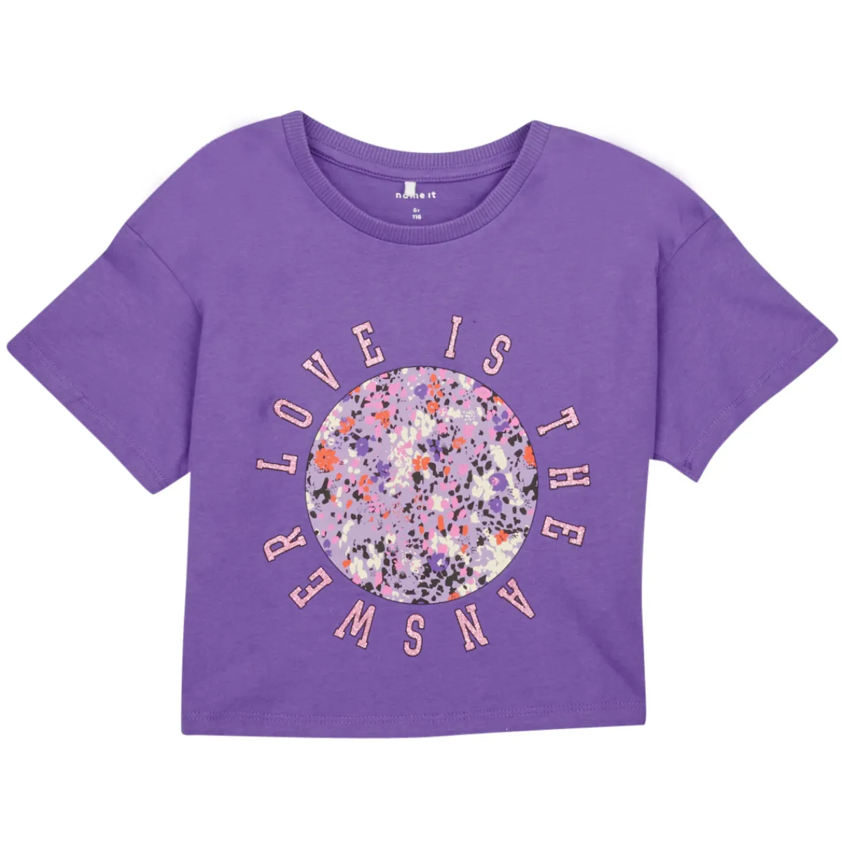 T-shirts & Polos^Name it - NKFBOLETTE SS LOOSE SHORT TOP Violet