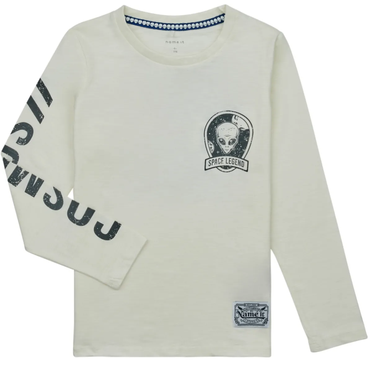 T-shirts & Polos^Name it - NKMONOB LS TOP PS Blanc