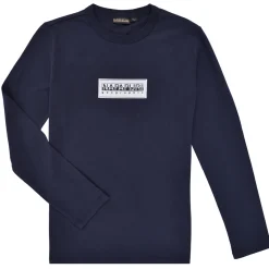 T-shirts & Polos^Napapijri - K S-CHAMOIS LS Marine