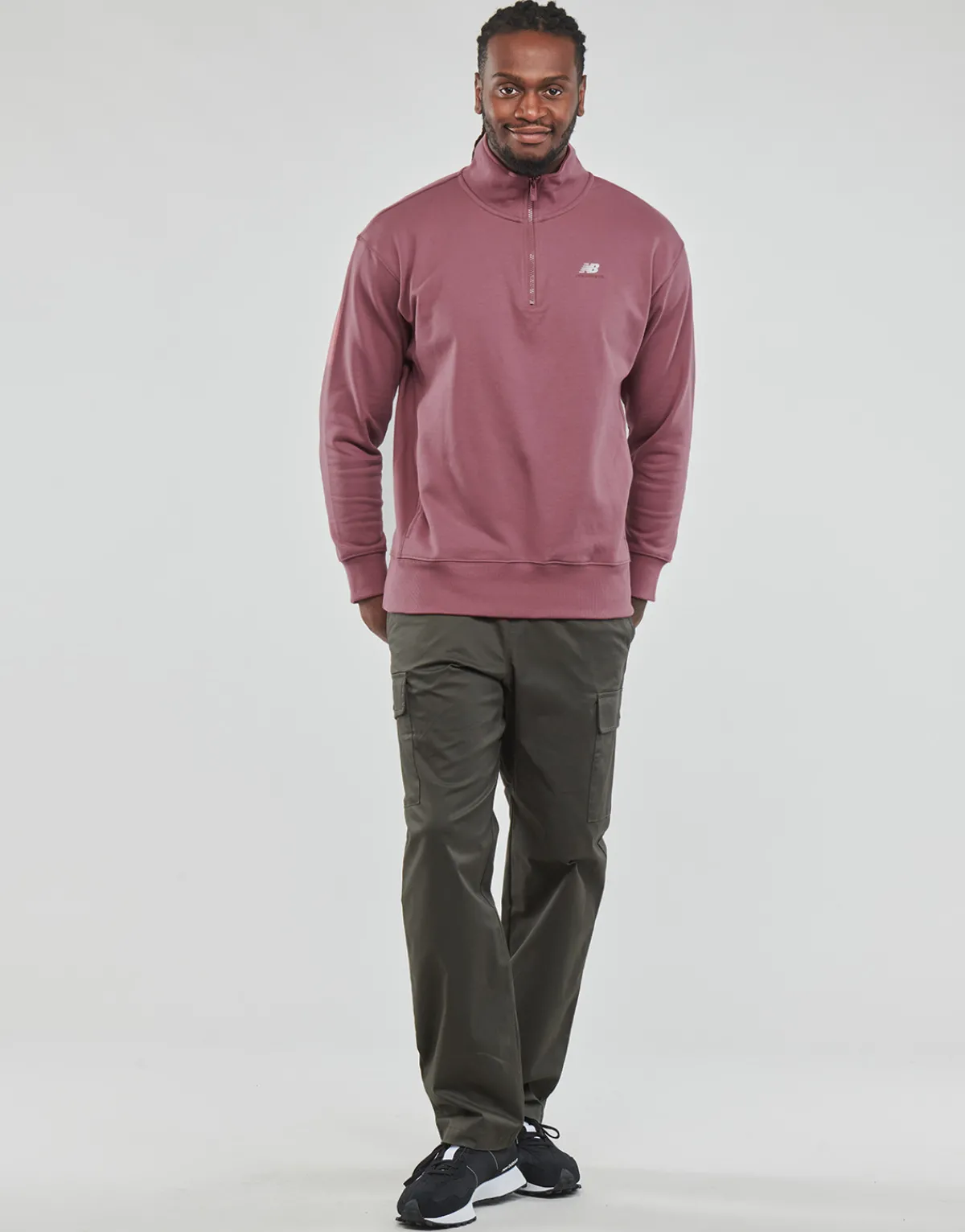 Pantalons^New Balance - ATHLETICS WOVEN CARGO PANT Kaki