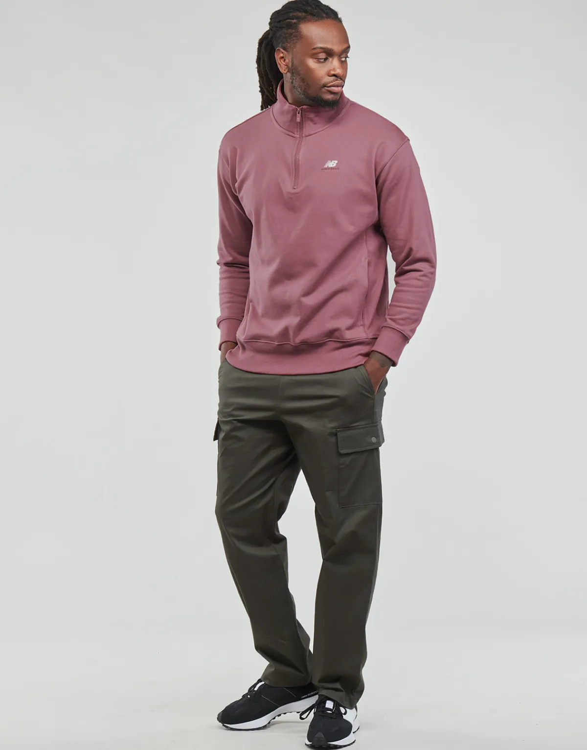 Pantalons^New Balance - ATHLETICS WOVEN CARGO PANT Kaki