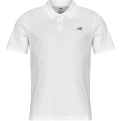 T-shirts & Polos^New Balance - COTTON PIQUE POLO Blanc