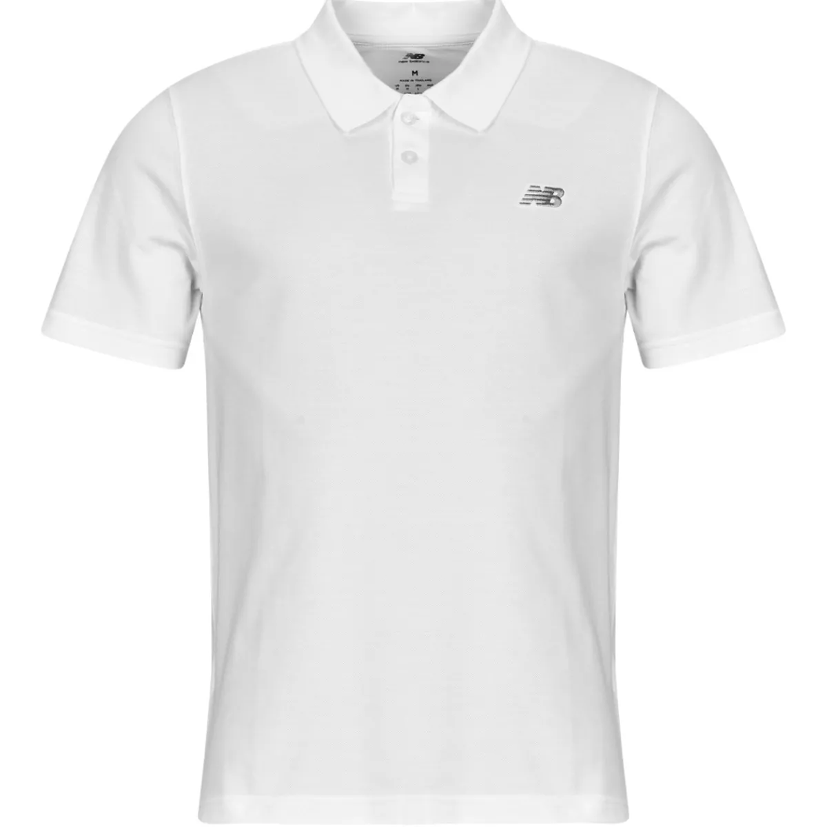 T-shirts & Polos^New Balance - COTTON PIQUE POLO Blanc