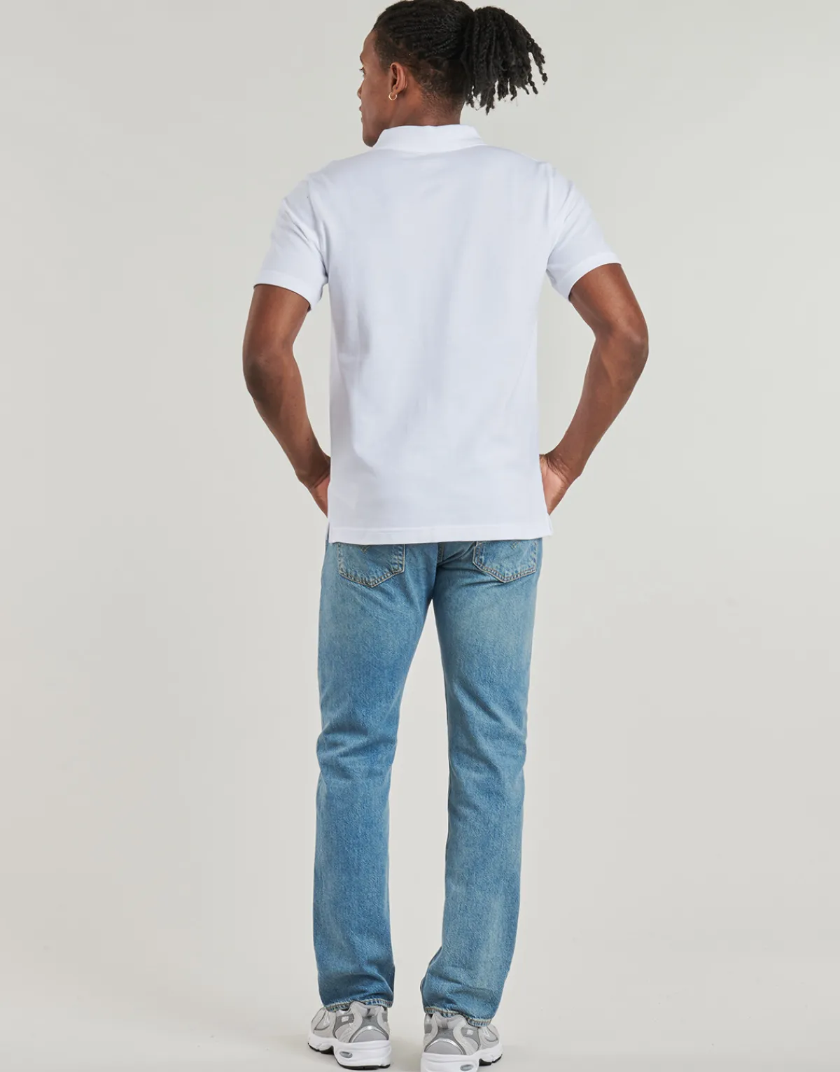 T-shirts & Polos^New Balance - COTTON PIQUE POLO Blanc