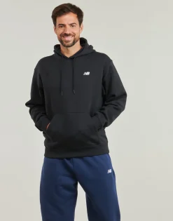 Sweats & Polaires^New Balance - SMALL LOGO HOODIE Noir