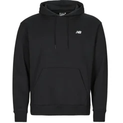 Sweats & Polaires^New Balance - SMALL LOGO HOODIE Noir