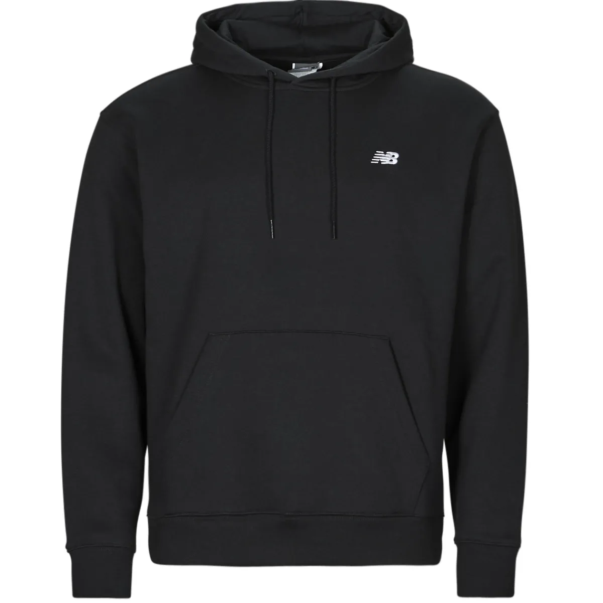 Sweats & Polaires^New Balance - SMALL LOGO HOODIE Noir