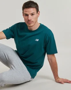 T-shirts & Polos^New Balance - Sport Essentials Cotton T-Shirt Vert