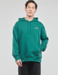 Sweats & Polaires^New Balance - UNI-SSENTIALS FRENCH TERRY HOODIE Vert