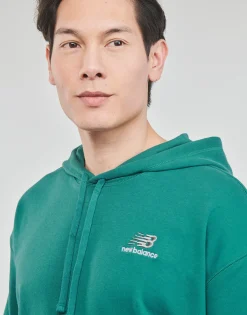 Sweats & Polaires^New Balance - UNI-SSENTIALS FRENCH TERRY HOODIE Vert