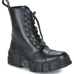 Bottines / Boots^New Rock - WALL Noir