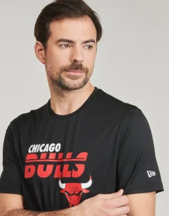 T-shirts & Polos^New-Era - NBA ESSENTIALS TEE CHICAGO BULLS Noir