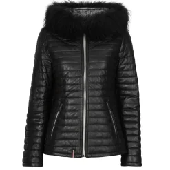 Manteaux^Oakwood - MANDY (raccoon fur) Noir