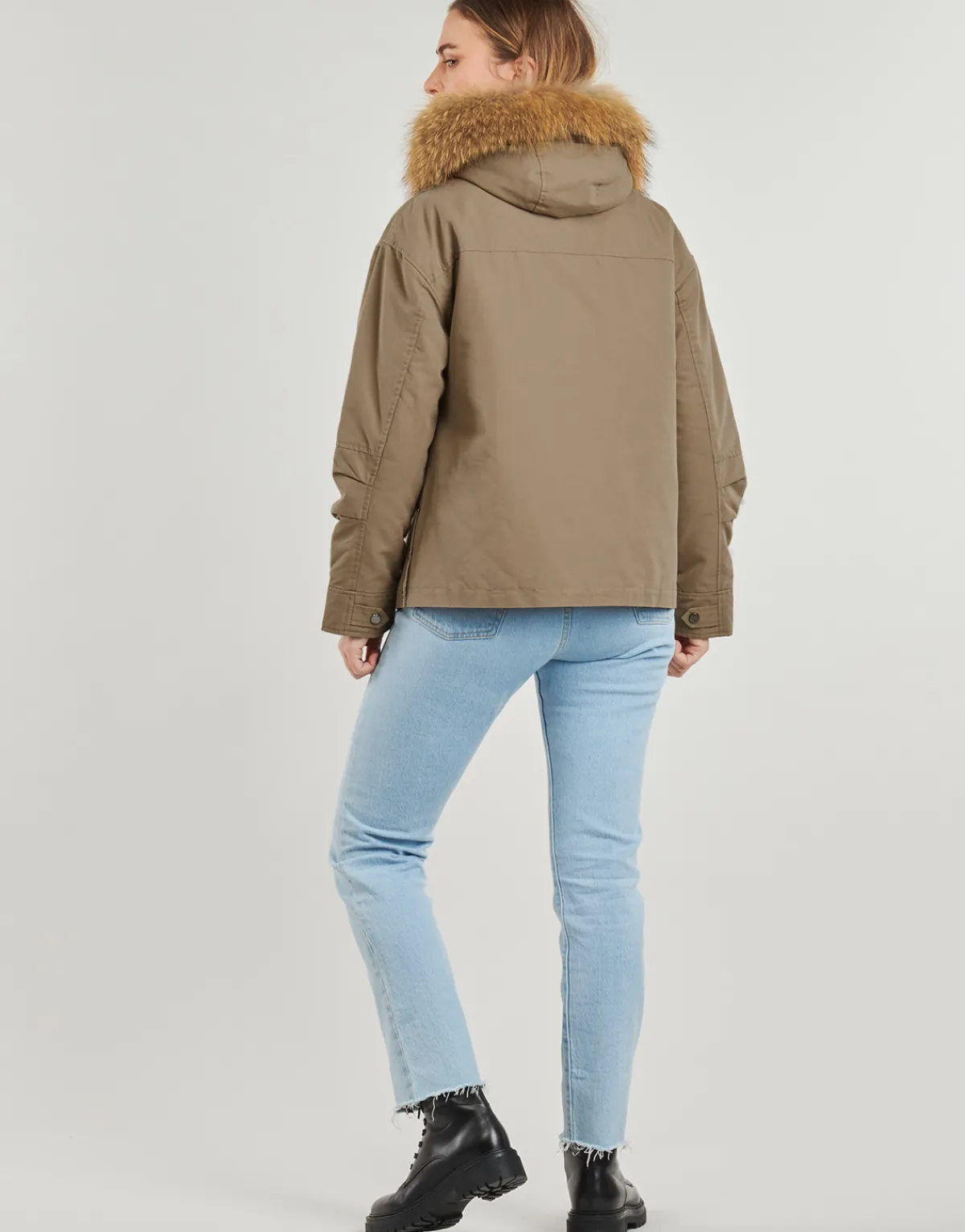 Manteaux^Oakwood - SYMA (raccon fur) Camel