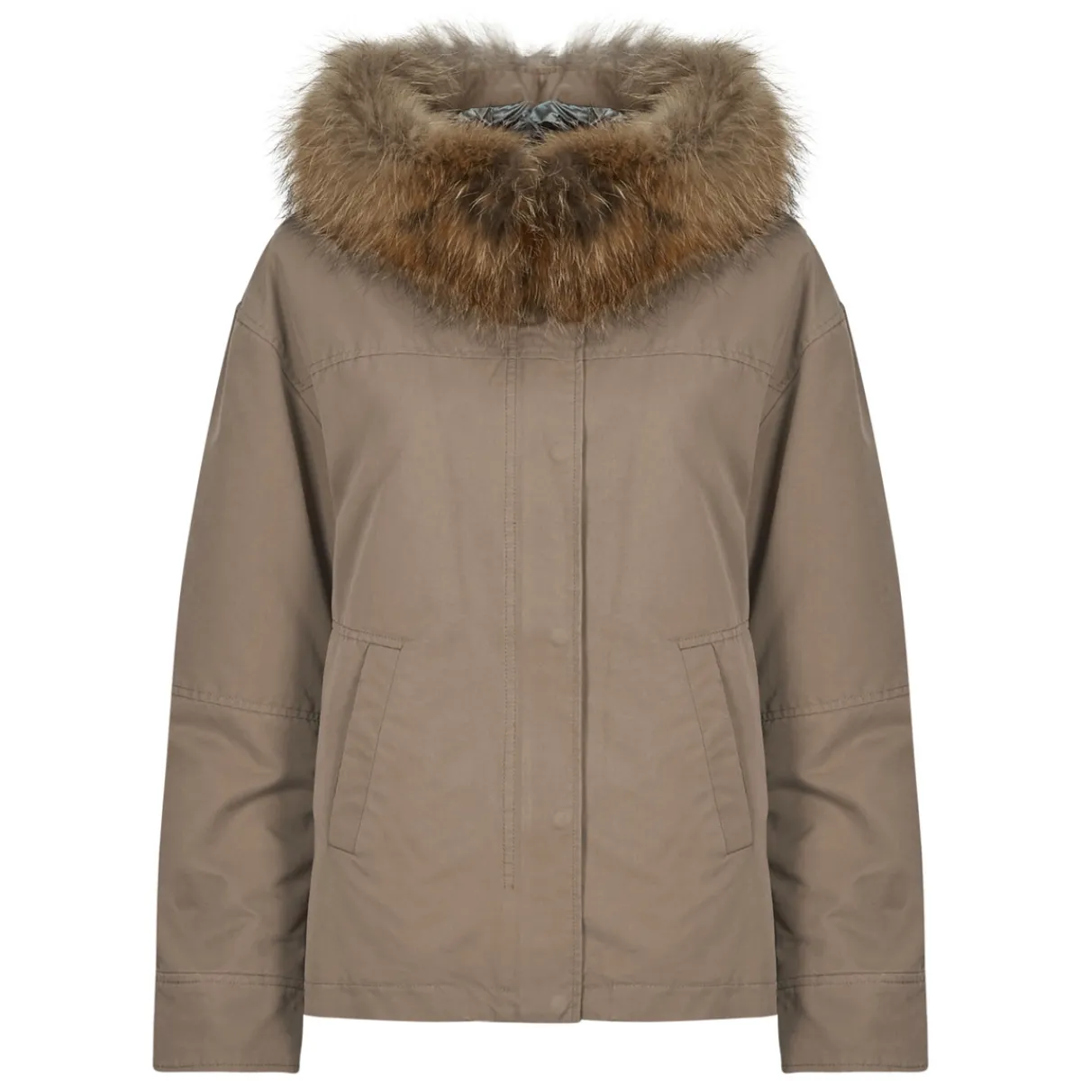 Manteaux^Oakwood - SYMA (raccon fur) Camel