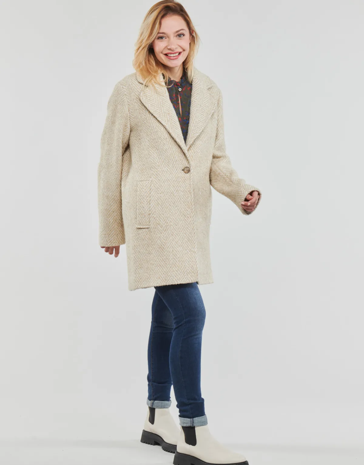 Manteaux^One Step - DADOU Beige