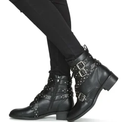 Bottines / Boots^Only - BRIGHT 14 PU STUD BOOT Noir