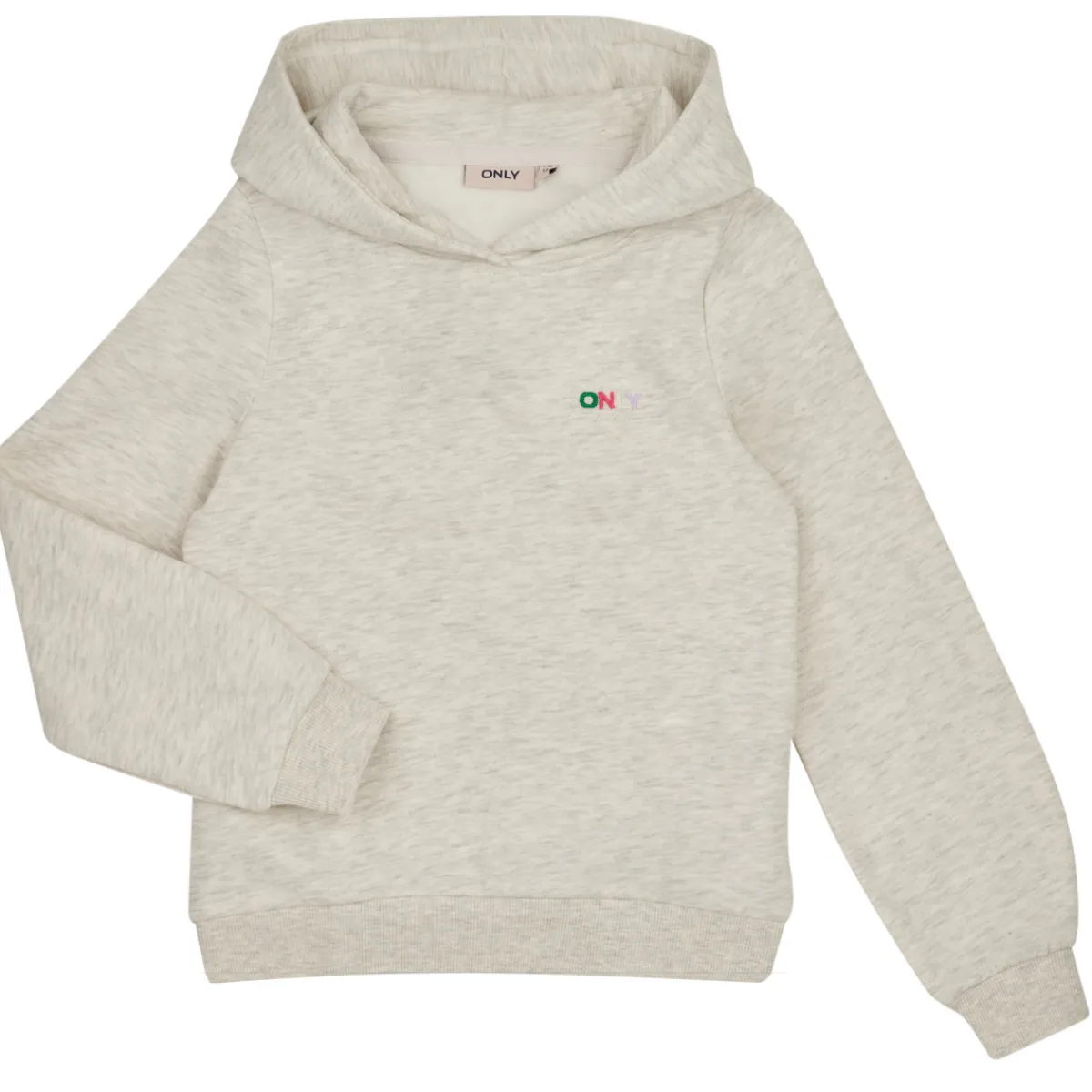 Sweats & Polaires^Only - KOGNOOMI L/S LOGO HOOD SWT NOOS Beige