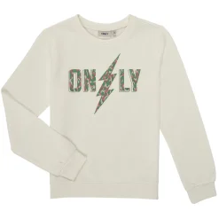 Sweats & Polaires^Only - KOGRUNA L/S O-NECK UB CS SWT Blanc