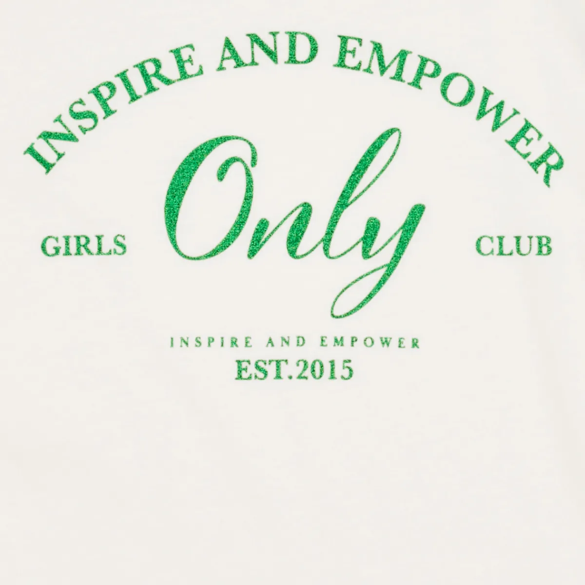 T-shirts & Polos^Only - KOGWENDY S/S LOGO TOP BOX CP JRS Blanc