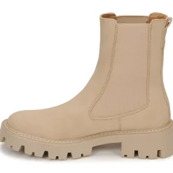 Bottines / Boots^Only - ONLBETTY-1 NUBUCK PU BOOT Camel
