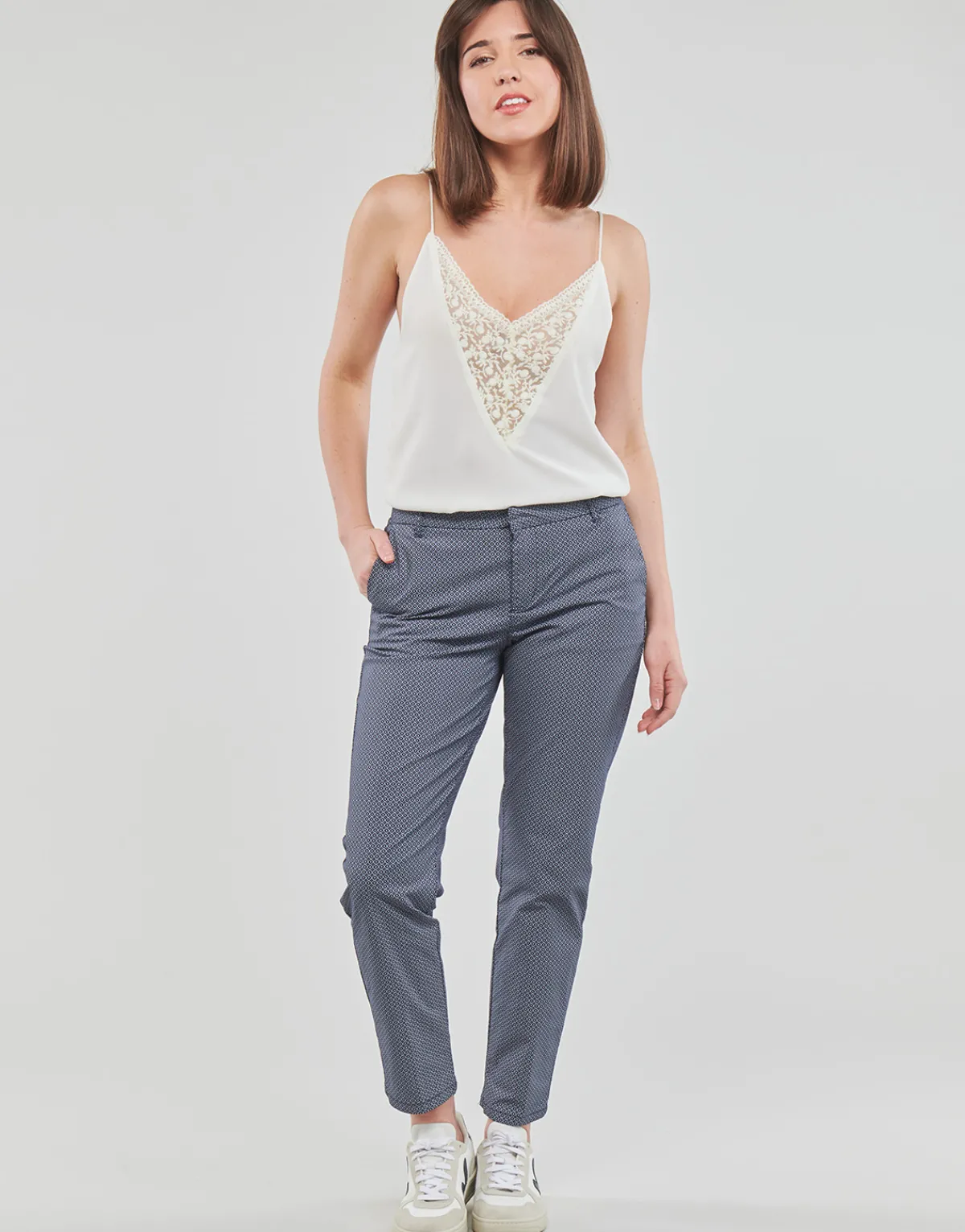 Pantalons^Only - ONLBIANA Marine