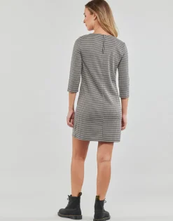 Robes^Only - ONLBRILLIANT 3/4 CHECK DRESS  JRS Noir