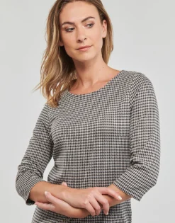 Robes^Only - ONLBRILLIANT 3/4 CHECK DRESS  JRS Noir