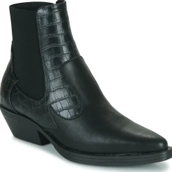 Bottines / Boots^Only - ONLBRONCO-2 SHORT PU COWBOY BOOT Noir
