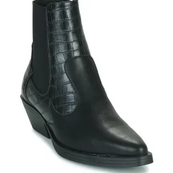 Bottines / Boots^Only - ONLBRONCO-2 SHORT PU COWBOY BOOT Noir
