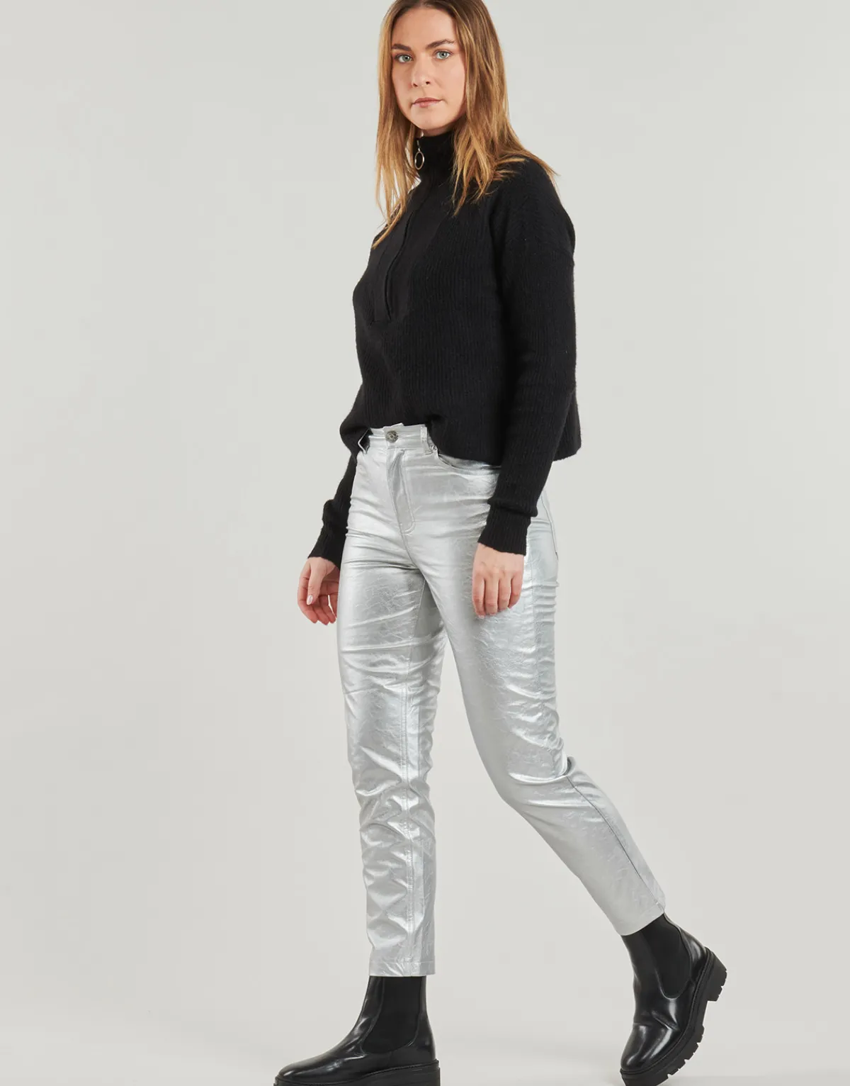 Pantalons^Only - ONLEMILY Argent