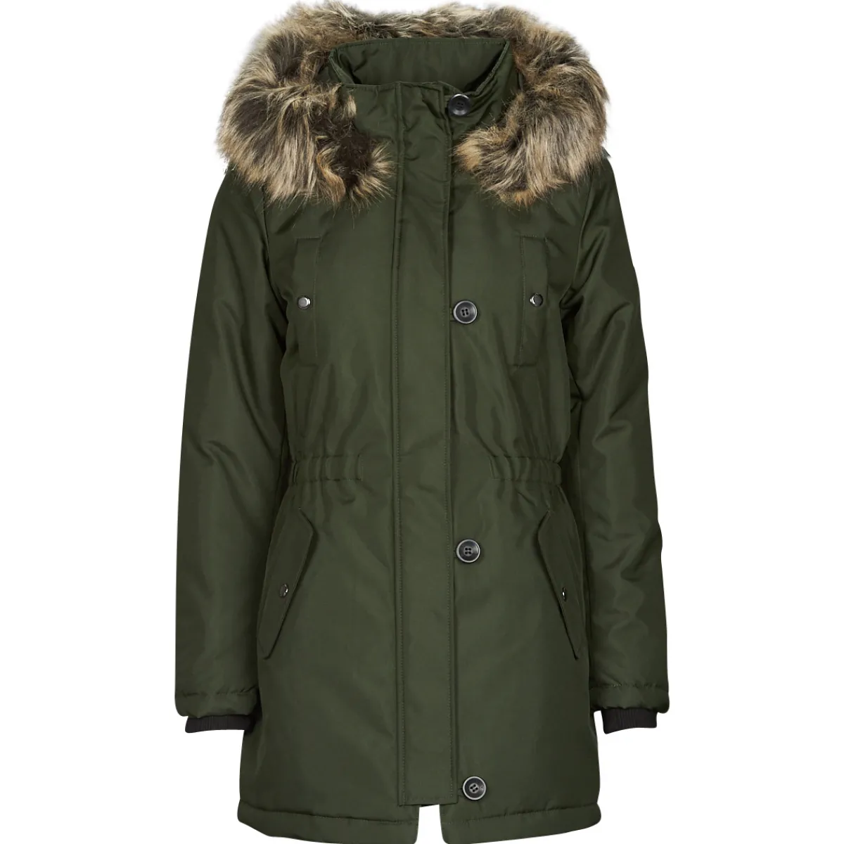 Manteaux^Only - ONLIRIS FUR WINTER PARKA CC OTW Kaki