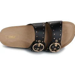 Sandales Et Nu-pieds^Only - ONLMAXI-15 PU STUDS BUCKLE SANDAL Noir