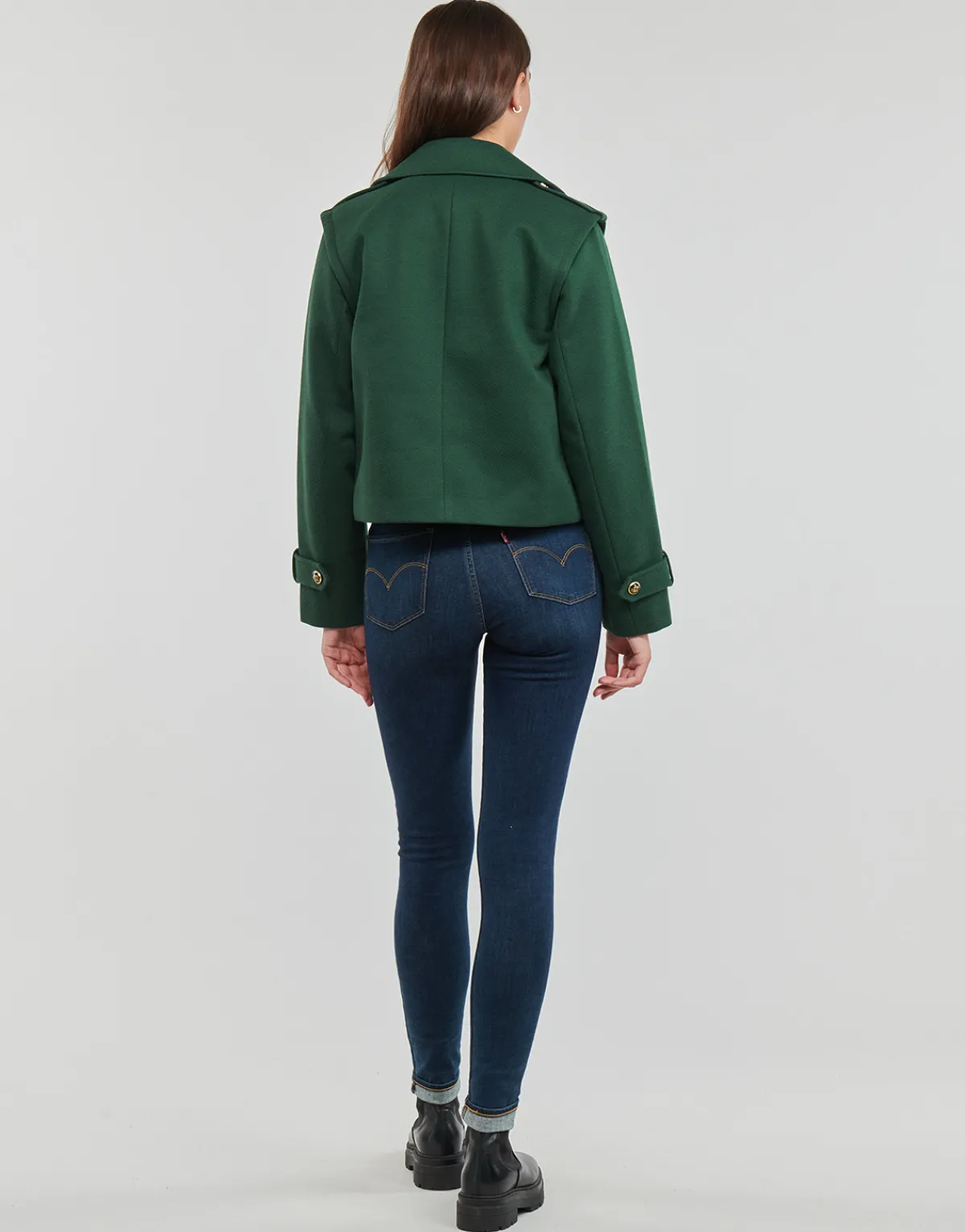 Manteaux^Only - ONLMOLLY SHORT JACKET CC OTW Vert