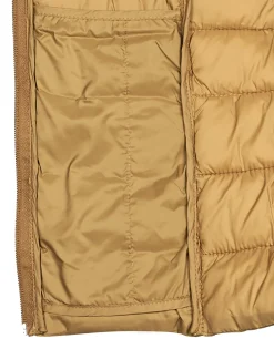 Manteaux^Only - ONLNEWCLAIRE QUILTED WAISTCOAT OTW MArron