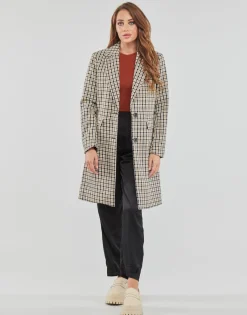 Manteaux^Only - ONLNORMA ASTRID CHECK COAT CC OTW Multicolore