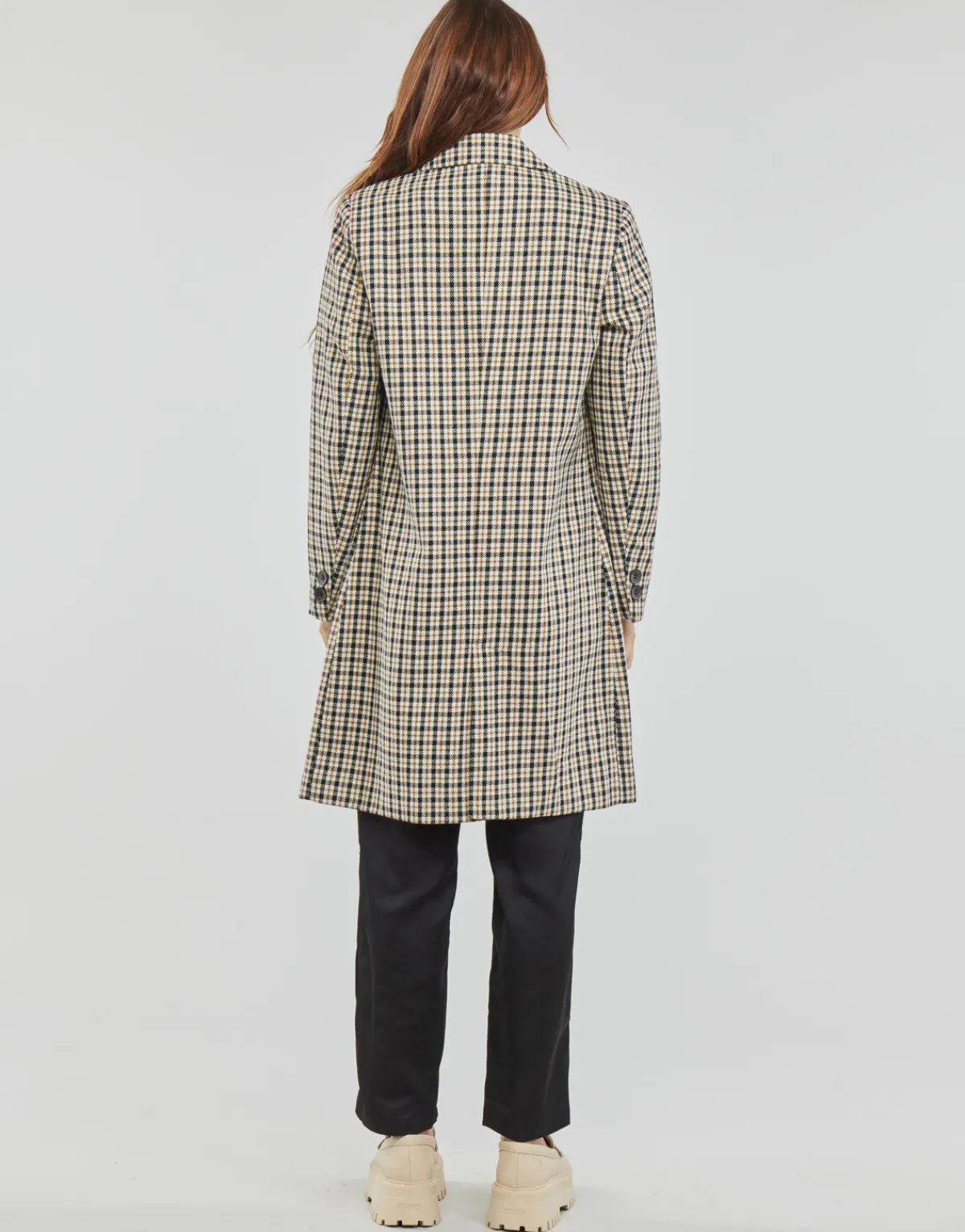 Manteaux^Only - ONLNORMA ASTRID CHECK COAT CC OTW Multicolore