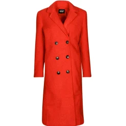 Manteaux^Only - ONLPIPER  COAT CC OTW Rouge
