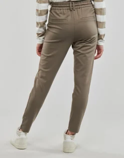 Pantalons^Only - ONLPOPTRASH LIFE EASY COL PANT PNT Marron