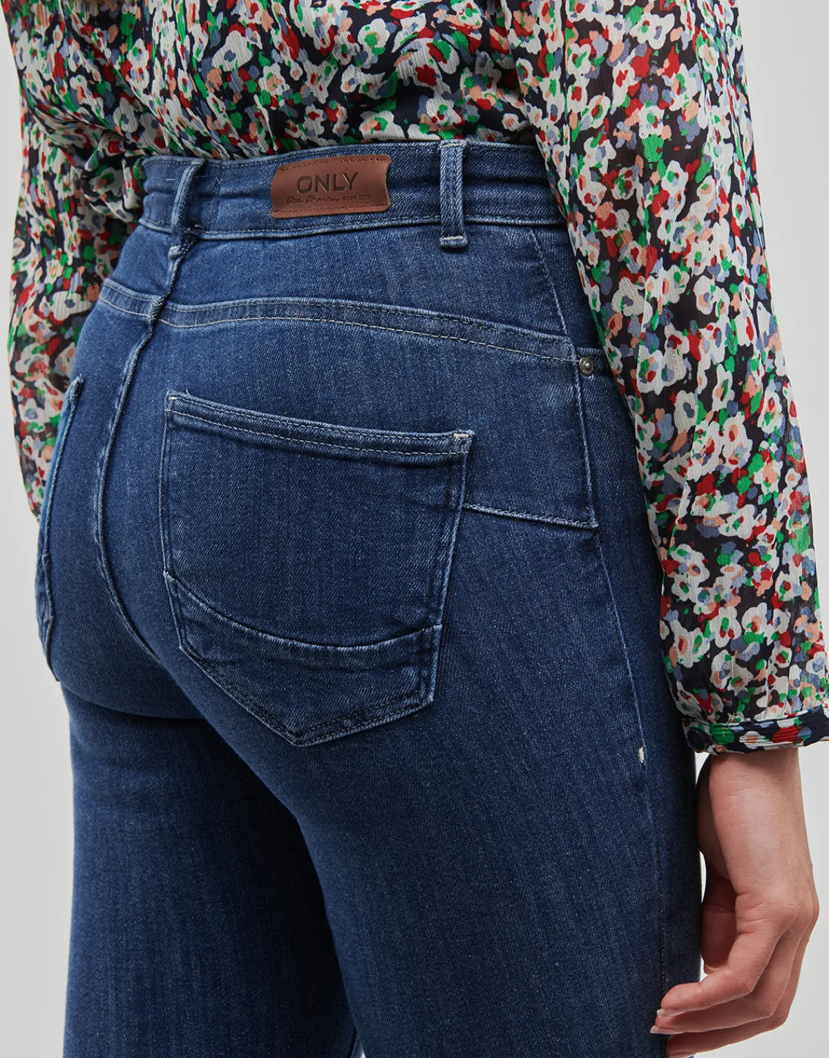Jeans^Only - ONLPOWER MID PUSHUP SK REA3223 Bleubrut