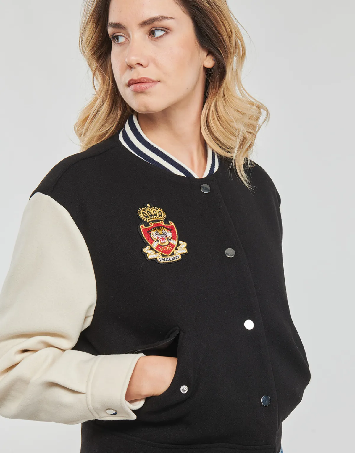 Vestes^Only - ONLWEMBLEY L/S COLLEGE JACKET CC PNT