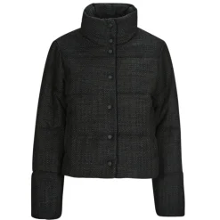 Manteaux^Only - ONLWIKI BOUCLE MIX PUFFER JACKET OTW Noir