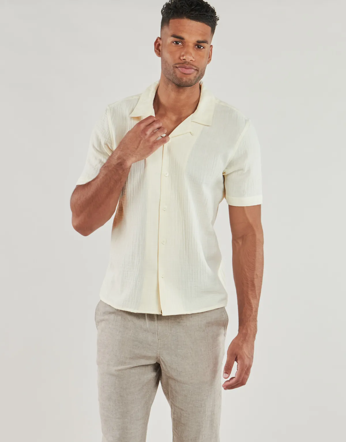 Chemises^Only & Sons - ONSKYLE Beige