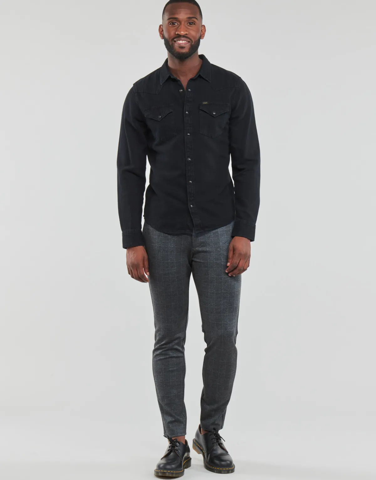 Pantalons^Only & Sons - ONSMARK CHECK PANTS HY GW 9887 Marine