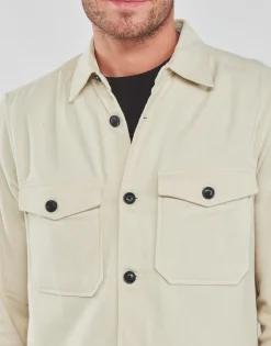 Vestes^Only & Sons  - ONSMILO LS SOLID OVERSHIRT NOOS Creme