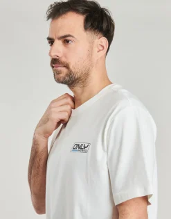 T-shirts & Polos^Only & Sons - ONSSPRINT Blanc