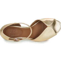 Sandales Et Nu-pieds^Otess / Zoï - Z1260-GALAXY-CARRARA Doré