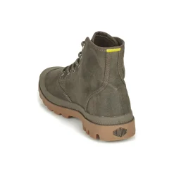 Baskets Mode^Palladium - PAMPA CANVAS Marron