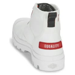 Baskets Mode^Palladium - PAMPA HI PATCH Blanc