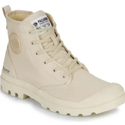 Baskets Mode^Palladium - PAMPA HI ZIP ORGANIC Beige